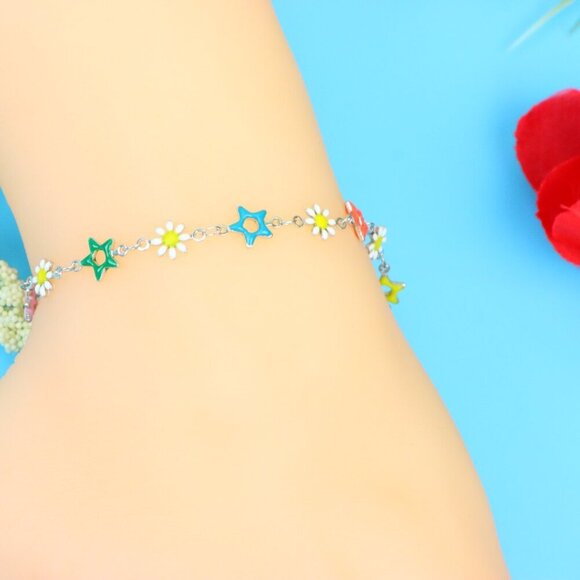 Elegant Handmade Anklet – Perfect for Women & Girls | Ideal Gift Option, DYC1028 - Picture 4 of 7